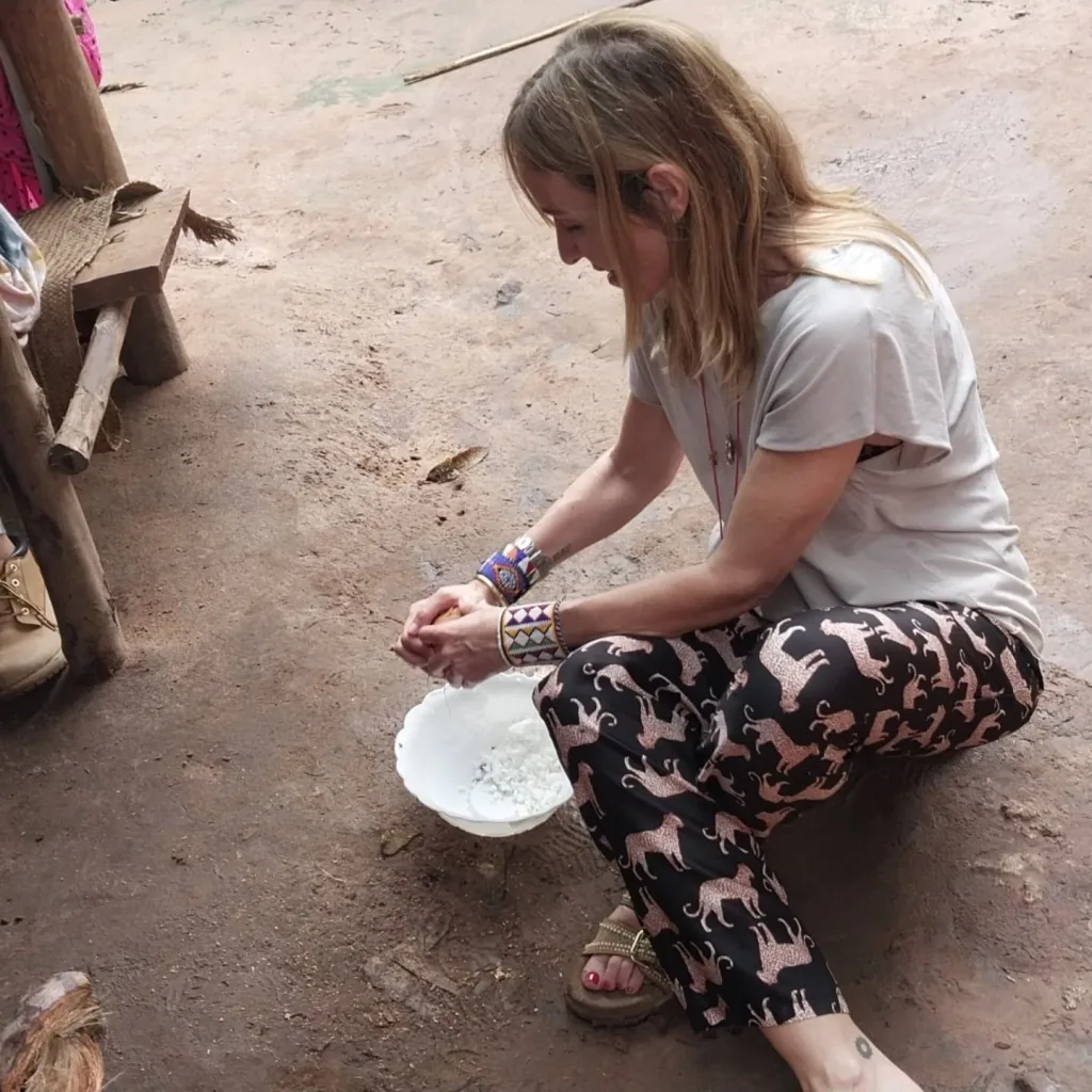 handmade items created by these talented women.